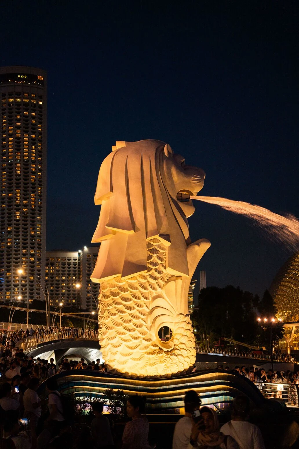 Patung Merlion, Singapura